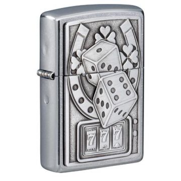 Zippo Lucky 7 Emblem Design Lighter